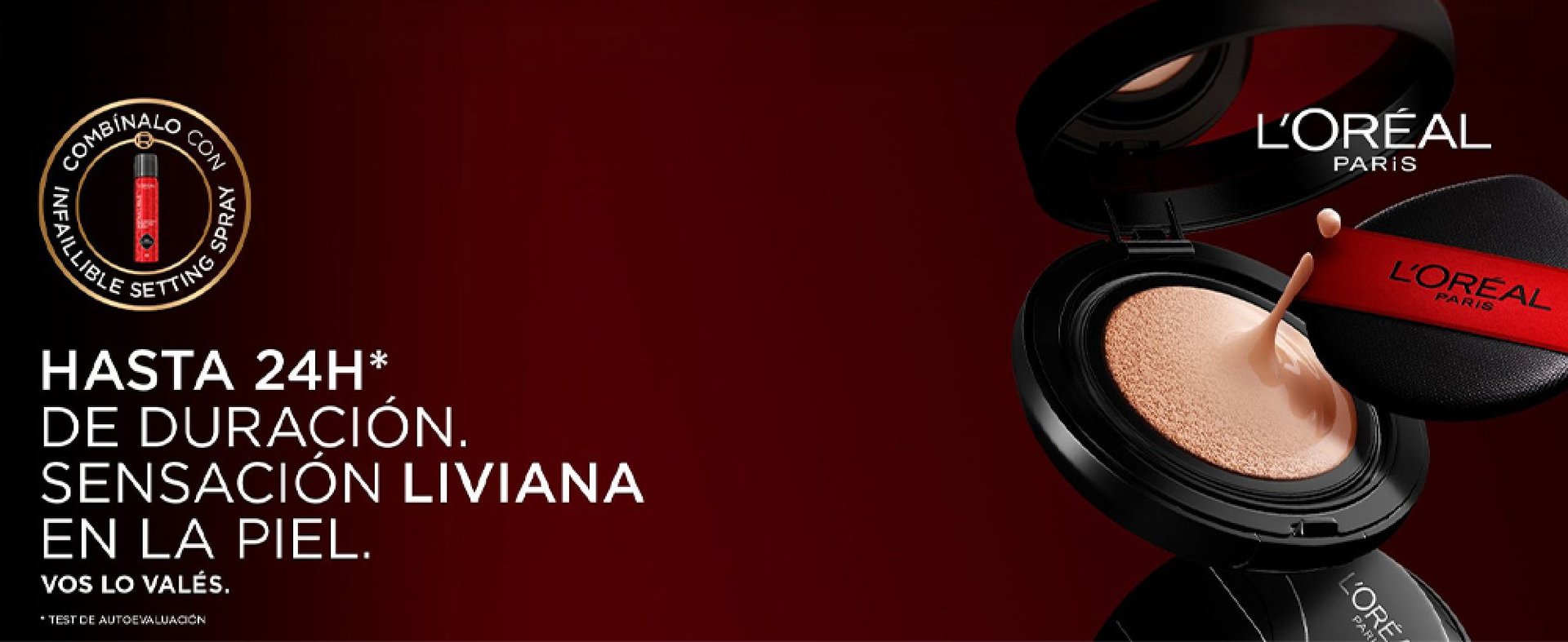 Banner Base De Maquillaje 24h Air Wear Cushion
