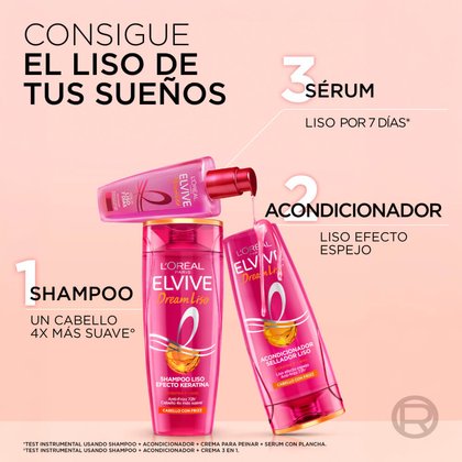 20242008 Digital Elvive Dream Liso Shampoo Latam Routine ATF06 Na Dmi Image 3000x3000 Hz