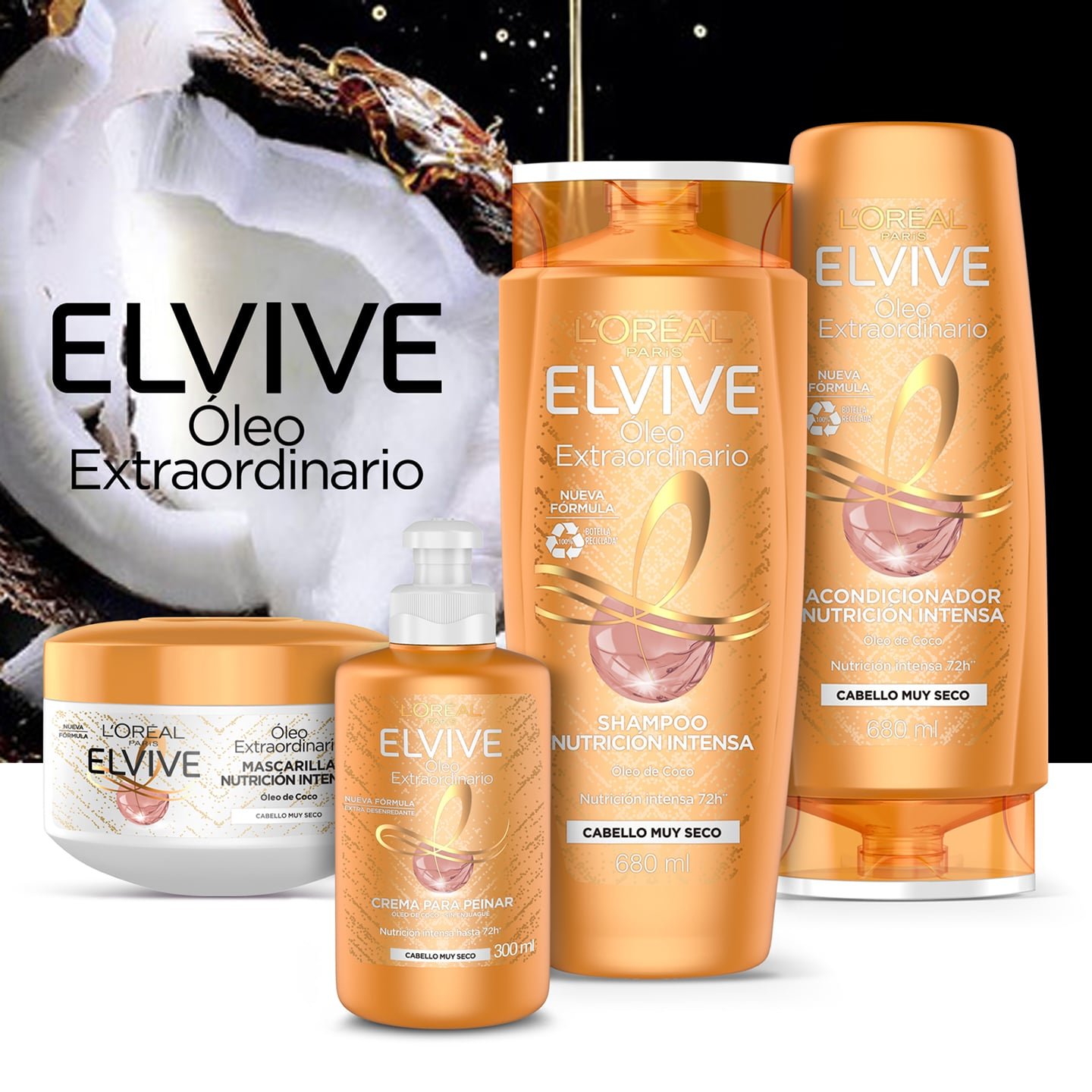 Nutrición Intensa Shampoo Gama Elvive Óleo L'Oréal Paris