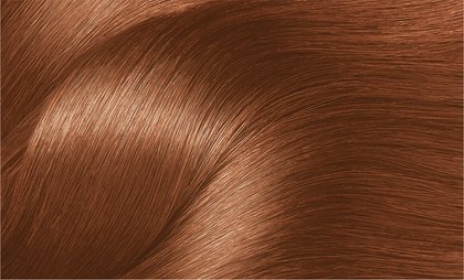 Muestra de la coloracion Excellence Creme 77 Castano miel
