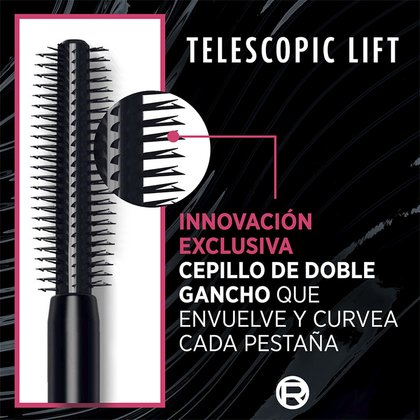Loreal Paris Telescopic Lift Mascara A Prueba De Agua Pestanas Cepillo