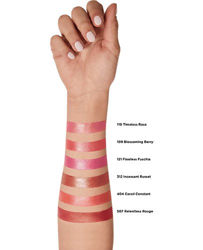 Muestra en brazo del labial de dos pasos Infallible 24h 110 Pink Ec1