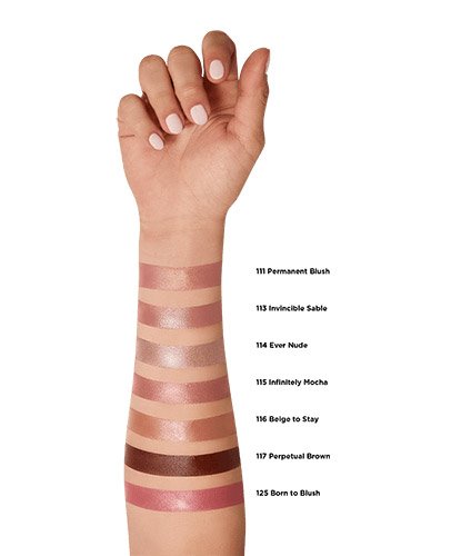 Muestra en brazo del labial de dos pasos Infallible 24h 111 Nude