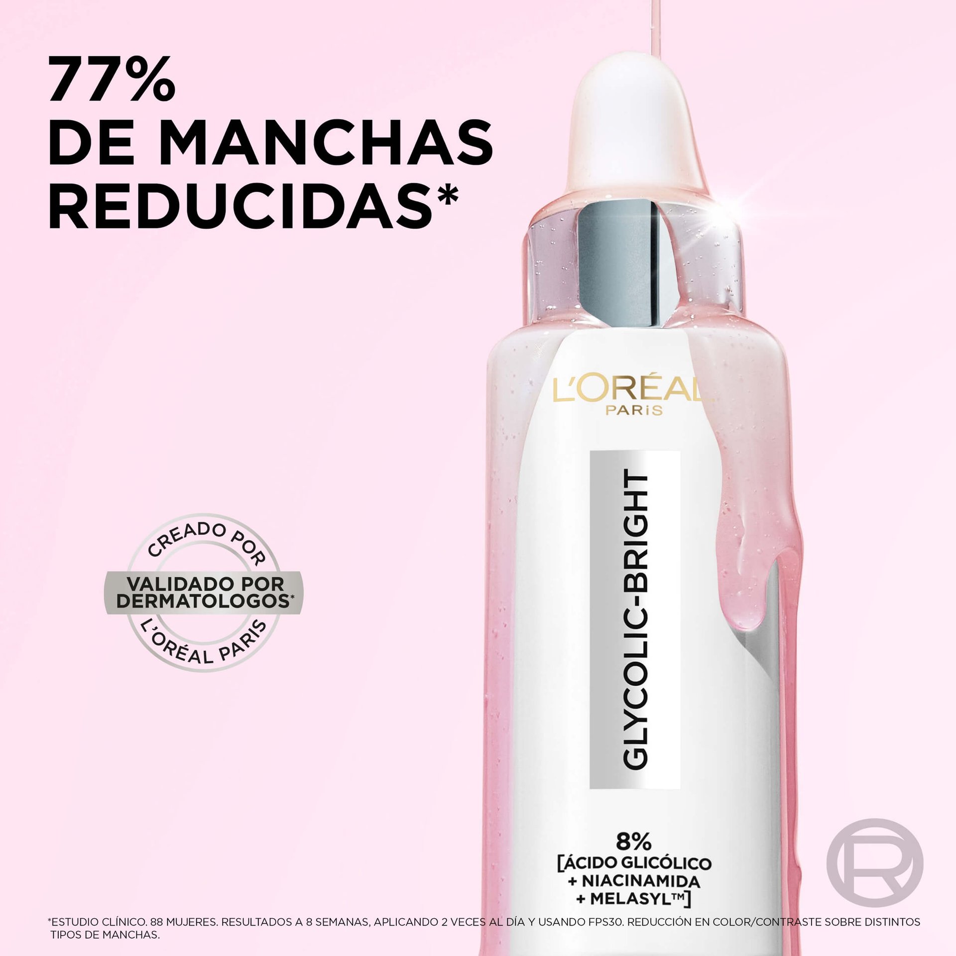 Sérum rostro anti-manchas Glycolic Bright