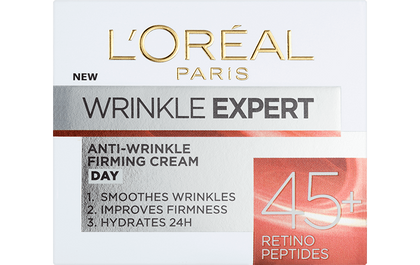 Foto del frente del envase de la crema rejuvenecedora 45 Wrinkle Expert