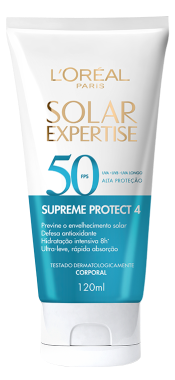 1 Imagem Protetor Solar Supreme Protect Corporal FPS50 120ml Packshot