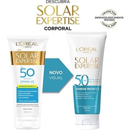 3 Imagem Protetor Solar Supreme Protect Corporal FPS50 200ml